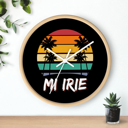 Tropical Sunset Wall Clock