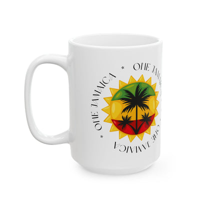 One Jamaica Vibes Ceramic Mug - One Jamaica Design (11oz & 15oz)