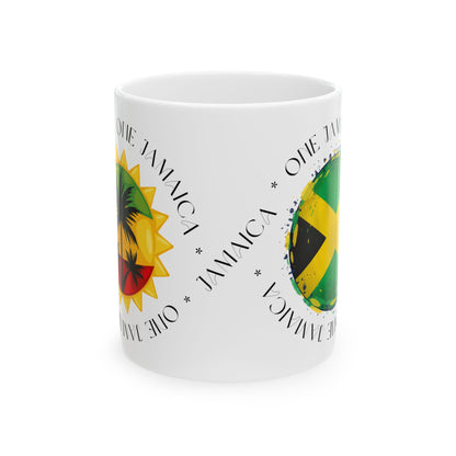 One Jamaica Vibes Ceramic Mug - One Jamaica Design (11oz & 15oz)