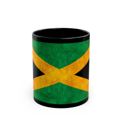 Jamaican Flag Black Mug