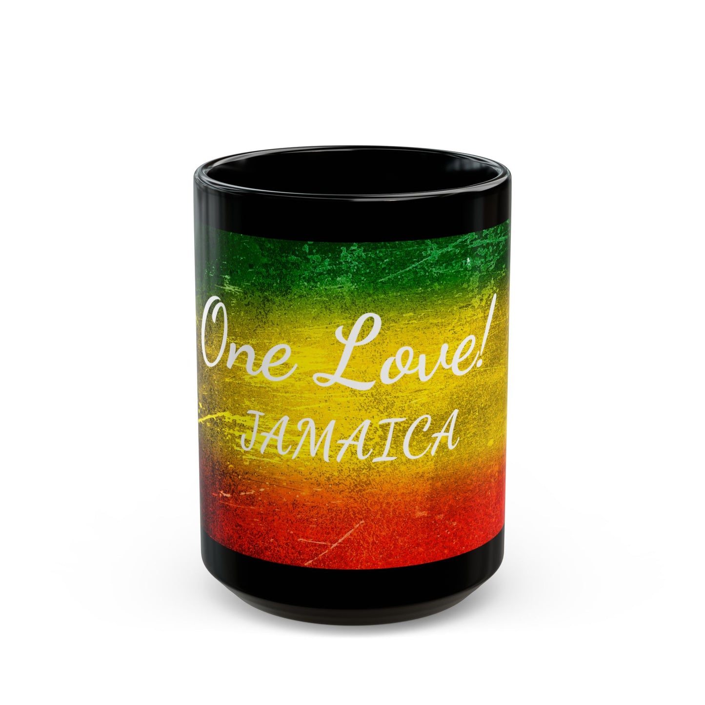 One Love! Jamaica Black Mug