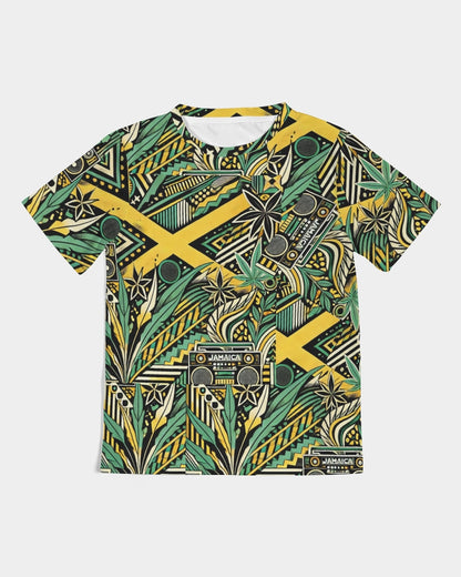 Jamaica Pattern Kids  All-Over Print Tee