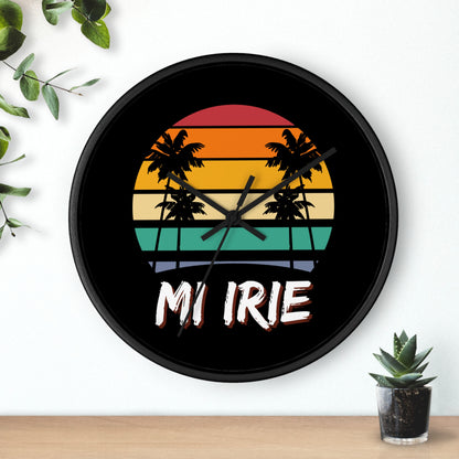 Tropical Sunset Wall Clock