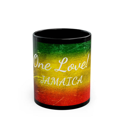 One Love! Jamaica Black Mug