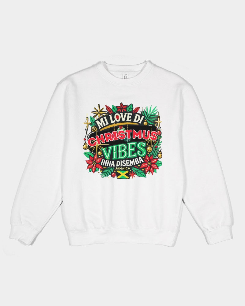 Mi Love Di Christmus Vibes Inna Disemba Unisex Premium Crewneck Sweatshirt