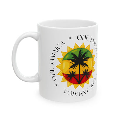 One Jamaica Vibes Ceramic Mug - One Jamaica Design (11oz & 15oz)