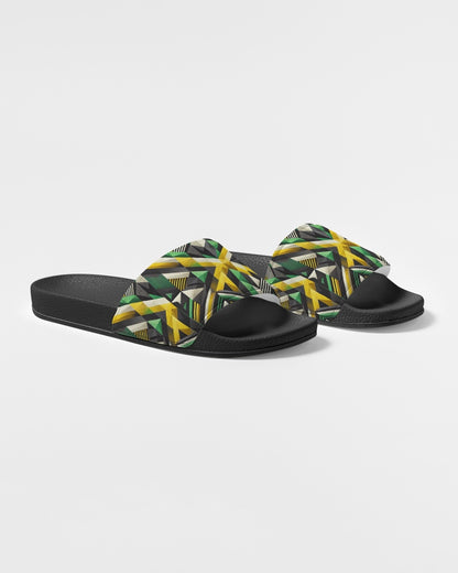 Diamond Pattern Men's Slide Sandal