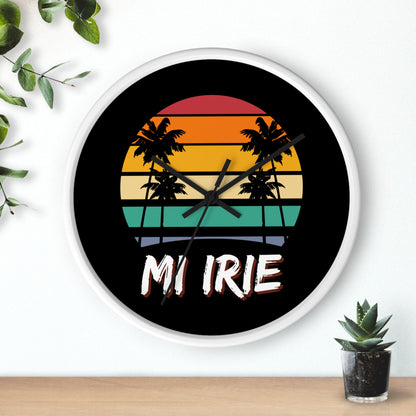 Tropical Sunset Wall Clock