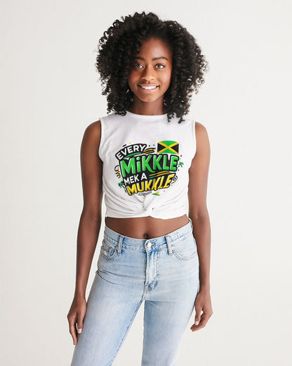 Every Mikkle Mek a Mukkle Women's Twist-Front Tank