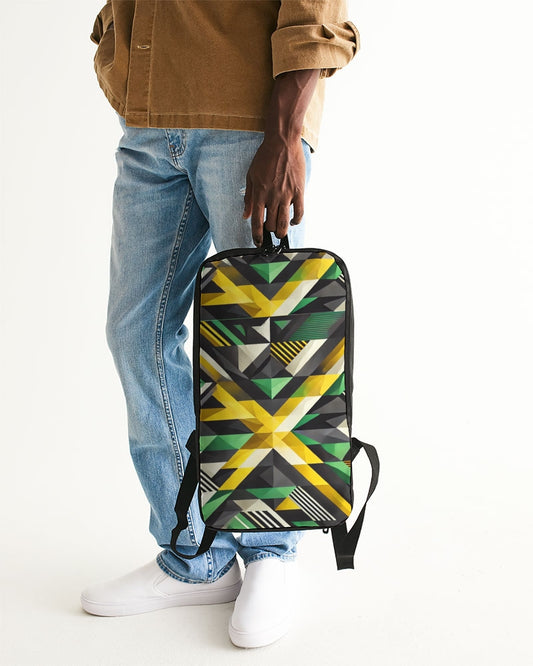 Diamond Pattern Slim Tech Backpack