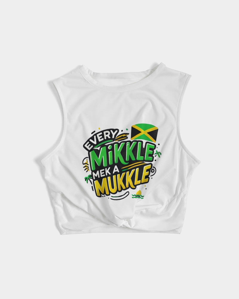 Every Mikkle Mek a Mukkle Women's Twist-Front Tank