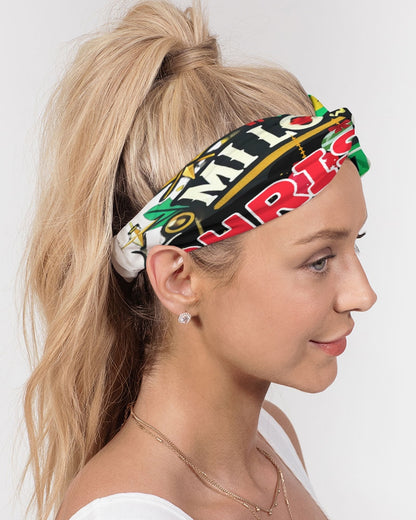 Mi Love Di Christmus Vibes Inna Disemba Twist Knot Headband  3-piece Set