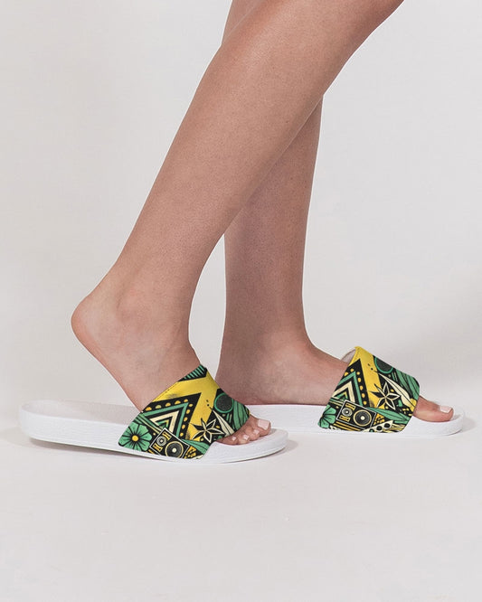 Jamaica Pattern Women's Slide Sandal