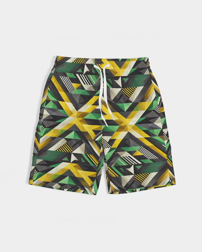 Diamond Pattern Boys Swim Trunk