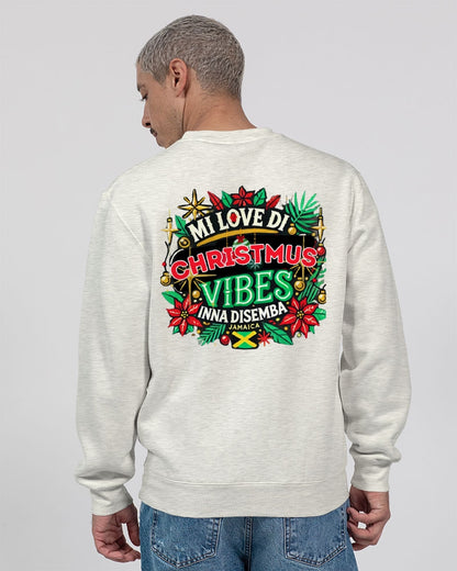 Mi Love Di Christmus Vibes Inna Disemba Unisex Premium Crewneck Sweatshirt