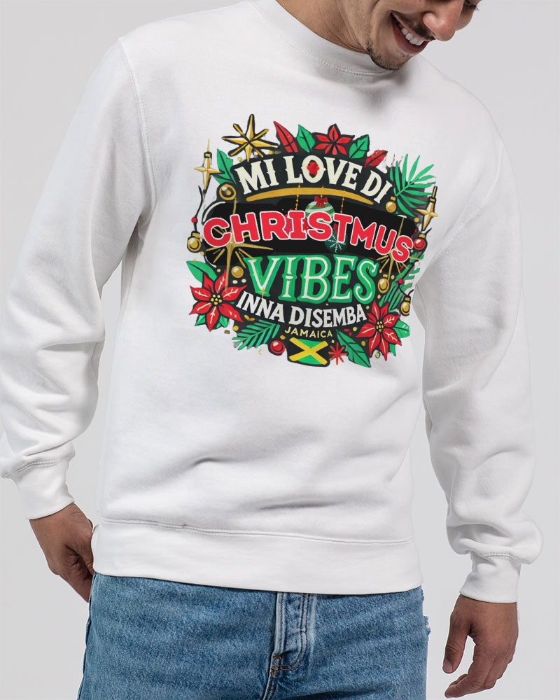 Mi Love Di Christmus Vibes Inna Disemba Unisex Premium Crewneck Sweatshirt